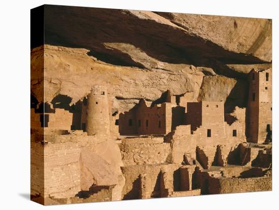 Cliff Palace Ruin in Mesa Verde National Park, Colorado-Greg Probst-Stretched Canvas