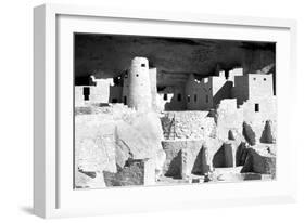 Cliff Palace Ruins BW-Douglas Taylor-Framed Photographic Print