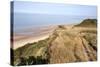 Cliff Path from Cromer to Overstran, Norfolk, England, United Kingdom, Europe-Mark Sunderland-Stretched Canvas