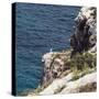 cliff Punta Prima Formentera,-Nadja Jacke-Stretched Canvas