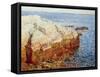 Cliff Rock, Appledore, 1903-Childe Hassam-Framed Stretched Canvas