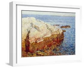 Cliff Rock, Appledore, 1903-Childe Hassam-Framed Giclee Print