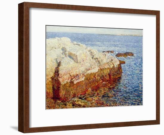 Cliff Rock, Appledore, 1903-Childe Hassam-Framed Giclee Print