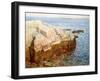 Cliff Rock Appledore (Isles of Shoals, Maine)-Childe Hassam-Framed Giclee Print