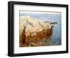 Cliff Rock Appledore (Isles of Shoals, Maine)-Childe Hassam-Framed Giclee Print