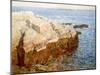 Cliff Rock Appledore (Isles of Shoals, Maine)-Childe Hassam-Mounted Premium Giclee Print
