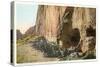 Cliff Ruins, Frijoles Canyon-null-Stretched Canvas