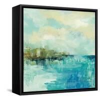 Cliff Side Town Crop-Silvia Vassileva-Framed Stretched Canvas