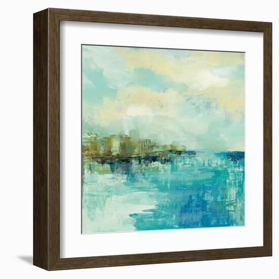 Cliff Side Town Crop-Silvia Vassileva-Framed Art Print