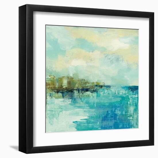 Cliff Side Town Crop-Silvia Vassileva-Framed Art Print