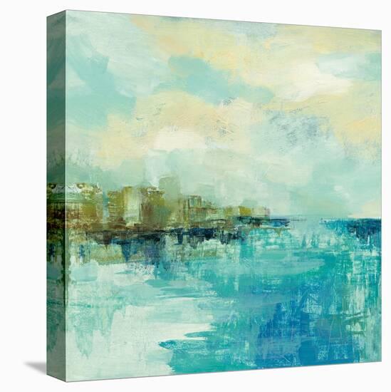Cliff Side Town Crop-Silvia Vassileva-Stretched Canvas