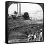 Cliff Tombs of the Lords of Assiut, Egypt, 1905-Underwood & Underwood-Framed Stretched Canvas