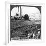 Cliff Tombs of the Lords of Assiut, Egypt, 1905-Underwood & Underwood-Framed Photographic Print