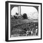 Cliff Tombs of the Lords of Assiut, Egypt, 1905-Underwood & Underwood-Framed Photographic Print