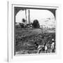 Cliff Tombs of the Lords of Assiut, Egypt, 1905-Underwood & Underwood-Framed Photographic Print