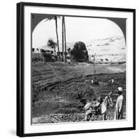 Cliff Tombs of the Lords of Assiut, Egypt, 1905-Underwood & Underwood-Framed Photographic Print