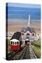 Cliff Tramway and the Pier at Saltburn by the Sea-Mark Sunderland-Stretched Canvas