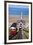 Cliff Tramway and the Pier at Saltburn by the Sea-Mark Sunderland-Framed Photographic Print