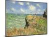 Cliff Walk at Pourville, 1882-Claude Monet-Mounted Giclee Print