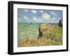 Cliff Walk at Pourville, 1882-Claude Monet-Framed Premium Giclee Print