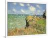 Cliff Walk at Pourville, 1882-Claude Monet-Framed Giclee Print