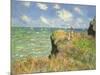 Cliff Walk at Pourville, 1882-Claude Monet-Mounted Giclee Print