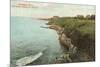 Cliff Walk, Breakers, Newport, Rhode Island-null-Mounted Premium Giclee Print