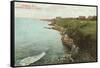 Cliff Walk, Breakers, Newport, Rhode Island-null-Framed Stretched Canvas