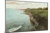 Cliff Walk, Breakers, Newport, Rhode Island-null-Mounted Art Print