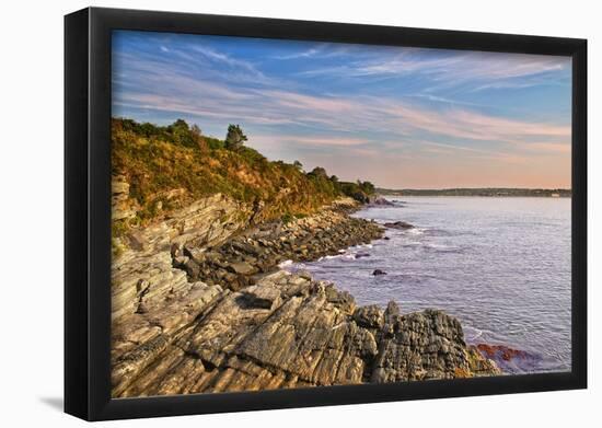 Cliff Walk Newport Rhode Island-null-Framed Poster