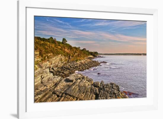 Cliff Walk Newport Rhode Island-null-Framed Photo