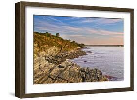 Cliff Walk Newport Rhode Island-null-Framed Photo