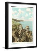 Cliff Walk, Newport, Rhode Island-null-Framed Art Print