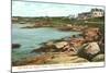 Cliff Walk, Newport, Rhode Island-null-Mounted Art Print