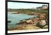 Cliff Walk, Newport, Rhode Island-null-Framed Art Print