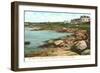 Cliff Walk, Newport, Rhode Island-null-Framed Art Print