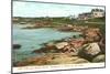 Cliff Walk, Newport, Rhode Island-null-Mounted Art Print