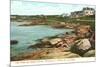 Cliff Walk, Newport, Rhode Island-null-Mounted Premium Giclee Print