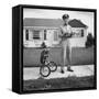 Clifford Bodine Believes That Overcrowded School Crises Would Be Stimulated If the Schools Did More-Wallace Kirkland-Framed Stretched Canvas