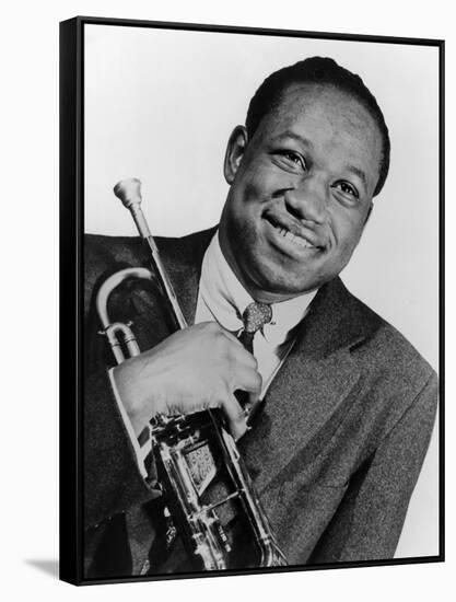 Clifford Brown (1930-1956) Jazz Trumpet Player in 1953-null-Framed Stretched Canvas