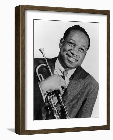 Clifford Brown (1930-1956) Jazz Trumpet Player in 1953-null-Framed Photo