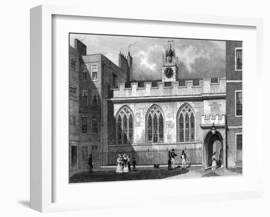 Cliffords Inn Hall-Thomas H Shepherd-Framed Art Print