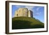 Cliffords Tower, York Castle Keep, York, Yorkshire, England, United Kingdom, Europe-Peter Richardson-Framed Photographic Print