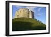 Cliffords Tower, York Castle Keep, York, Yorkshire, England, United Kingdom, Europe-Peter Richardson-Framed Photographic Print