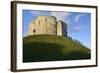 Cliffords Tower, York Castle Keep, York, Yorkshire, England, United Kingdom, Europe-Peter Richardson-Framed Photographic Print