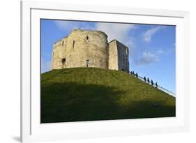 Cliffords Tower, York Castle Keep, York, Yorkshire, England, United Kingdom, Europe-Peter Richardson-Framed Photographic Print