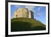 Cliffords Tower, York Castle Keep, York, Yorkshire, England, United Kingdom, Europe-Peter Richardson-Framed Photographic Print