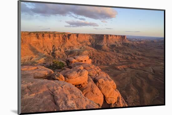 Cliffs Along Green River Overlook-Gary-Mounted Photographic Print