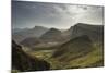 Cliffs Along the Trotternish Landslip, Isle of Skye, Inner Hebrides. Scotland, UK, October 2010-Mark Hamblin-Mounted Photographic Print