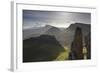 Cliffs Along the Trotternish Landslip, Isle of Skye, Inner Hebrides. Scotland, UK, October 2010-Mark Hamblin-Framed Photographic Print